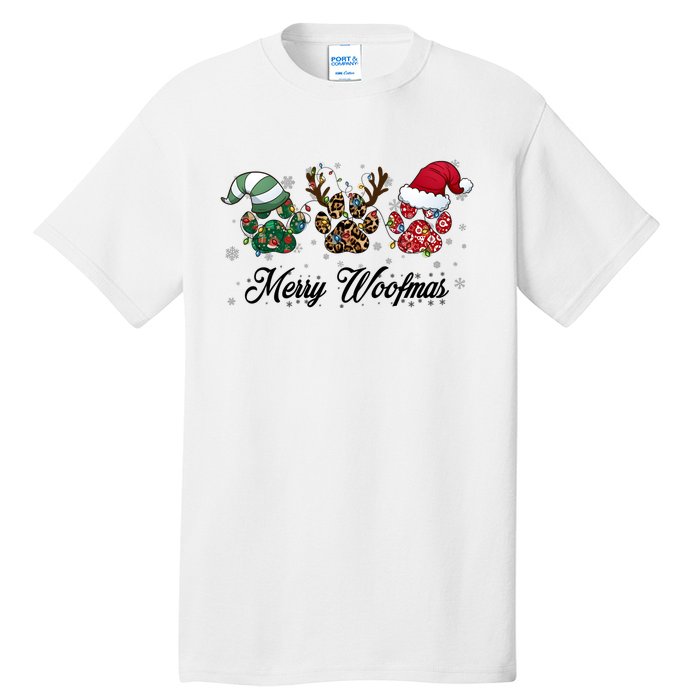 Dog Christmas Xmas Holiday Season Dog Lover Tall T-Shirt