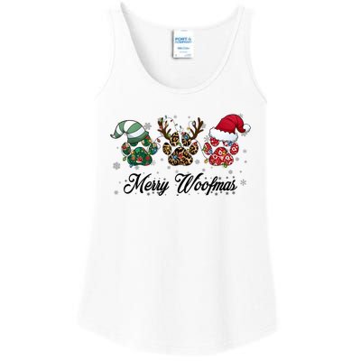 Dog Christmas Xmas Holiday Season Dog Lover Ladies Essential Tank