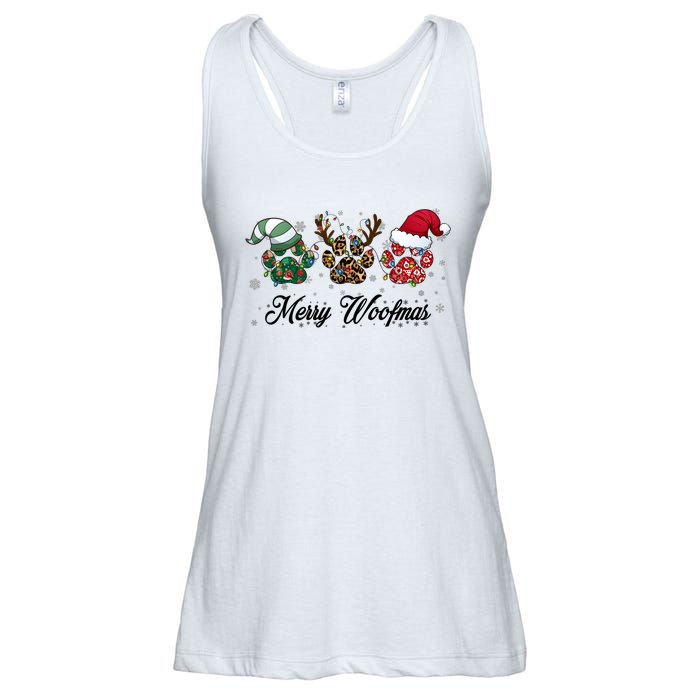 Dog Christmas Xmas Holiday Season Dog Lover Ladies Essential Flowy Tank