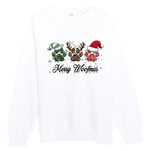 Dog Christmas Xmas Holiday Season Dog Lover Premium Crewneck Sweatshirt