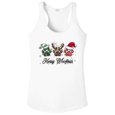 Dog Christmas Xmas Holiday Season Dog Lover Ladies PosiCharge Competitor Racerback Tank