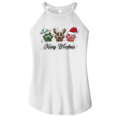 Dog Christmas Xmas Holiday Season Dog Lover Women's Perfect Tri Rocker Tank