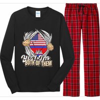 Dual Citizenship Yes IM Both Of Them Cambodia Long Sleeve Pajama Set