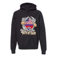 Dual Citizenship Yes IM Both Of Them Cambodia Premium Hoodie