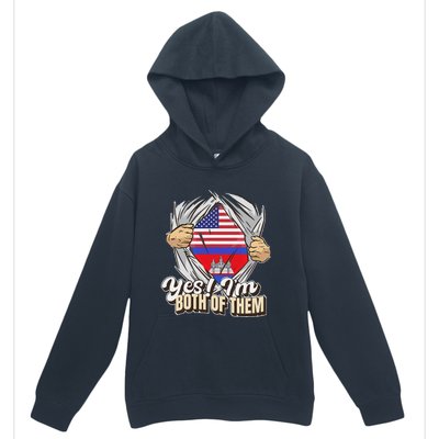 Dual Citizenship Yes IM Both Of Them Cambodia Urban Pullover Hoodie