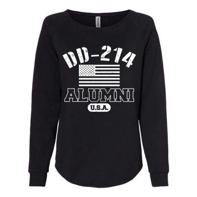 DD 214 Alumni USA Womens California Wash Sweatshirt