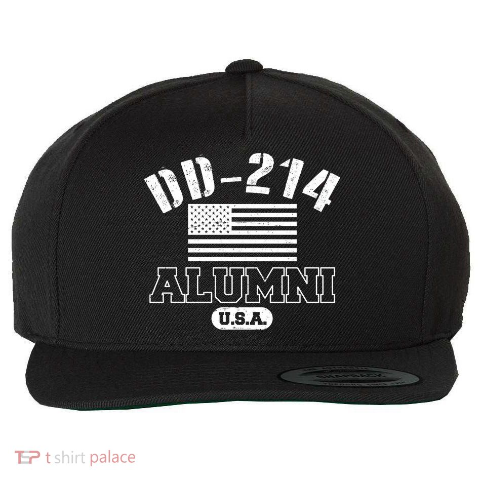 DD 214 Alumni USA Wool Snapback Cap
