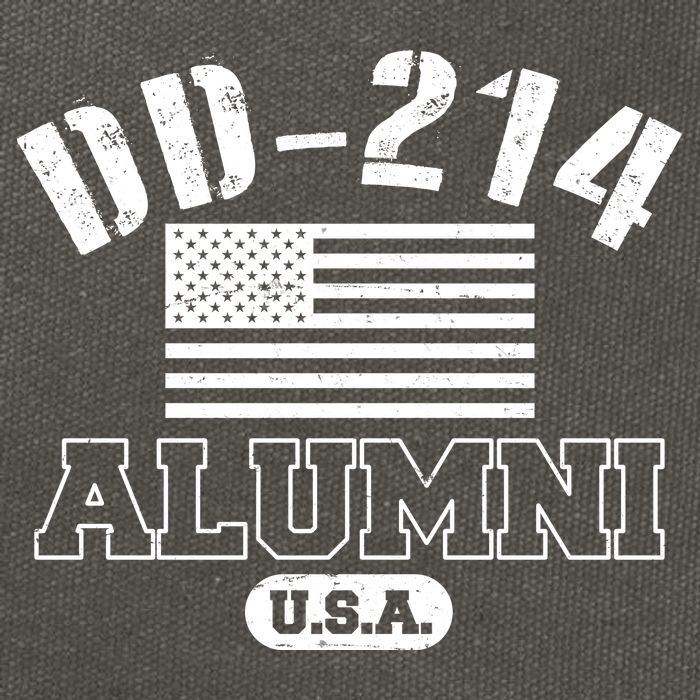 DD 214 Alumni USA Cotton Canvas Backpack