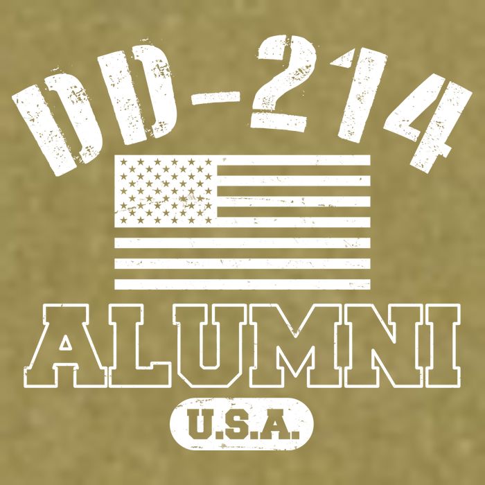 DD 214 Alumni USA Garment-Dyed Women's Muscle Tee