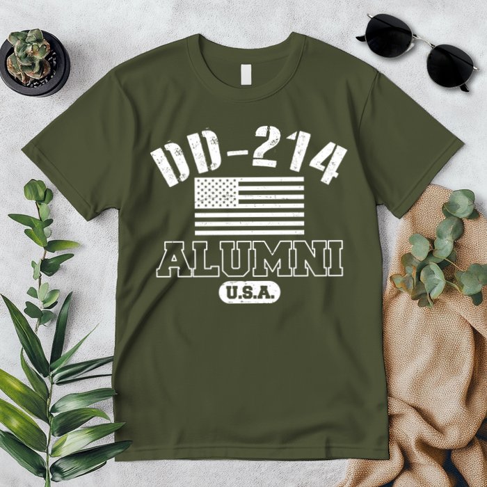 DD 214 Alumni USA Premium T-Shirt