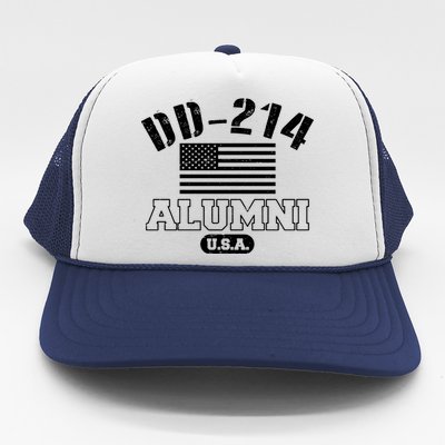 DD 214 Alumni USA Trucker Hat