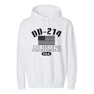 DD 214 Alumni USA Garment-Dyed Fleece Hoodie