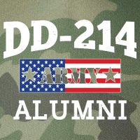 DD-214 Army Alumni US American Flag Legacy Tie Dye Trucker Hat