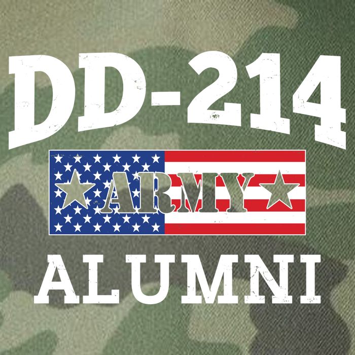 DD-214 Army Alumni US American Flag Legacy Tie Dye Trucker Hat