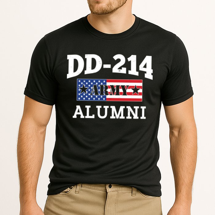 DD-214 Army Alumni US American Flag Performance Shirt