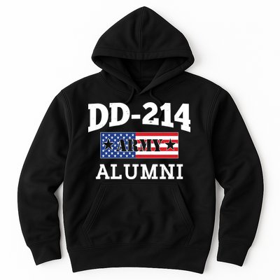 DD-214 Army Alumni US American Flag Hoodie