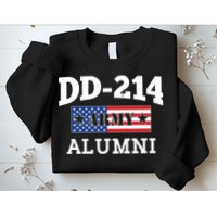 DD-214 Army Alumni US American Flag Sweatshirt