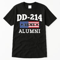 DD-214 Army Alumni US American Flag Tall T-Shirt