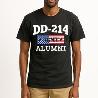 DD-214 Army Alumni US American Flag Tall T-Shirt