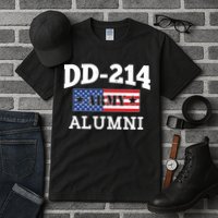 DD-214 Army Alumni US American Flag Tall T-Shirt