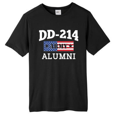 DD-214 Army Alumni US American Flag Tall Fusion ChromaSoft Performance T-Shirt