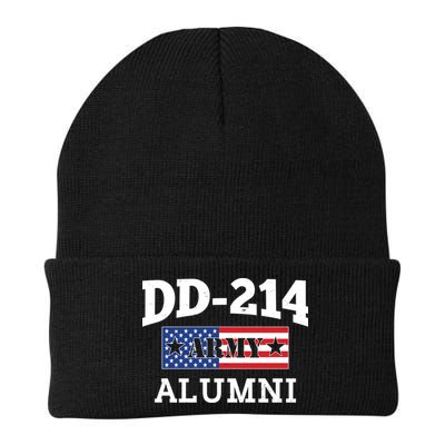 DD-214 Army Alumni US American Flag Beanie