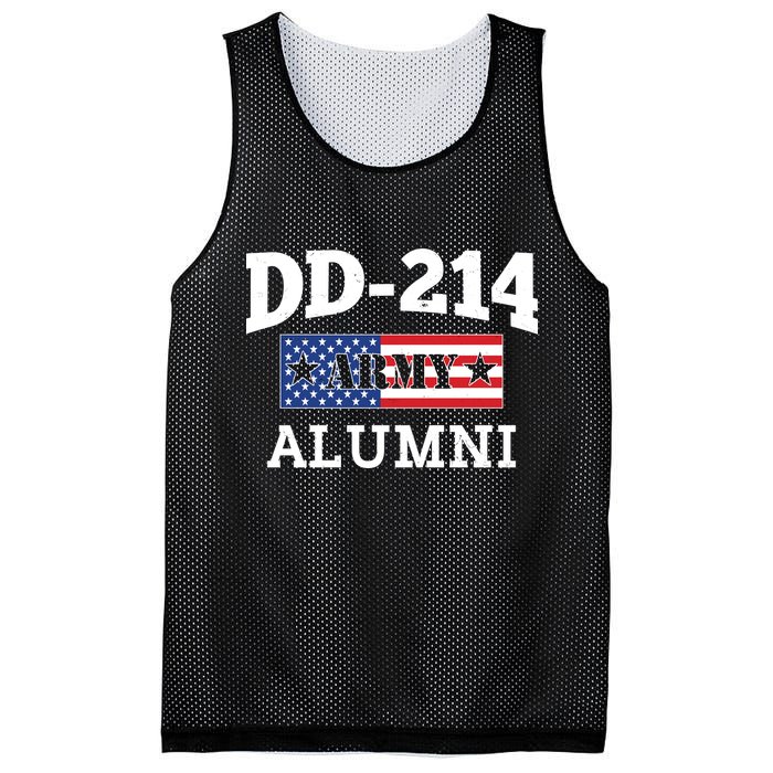 DD-214 Army Alumni US American Flag Mesh Reversible Basketball Jersey Tank
