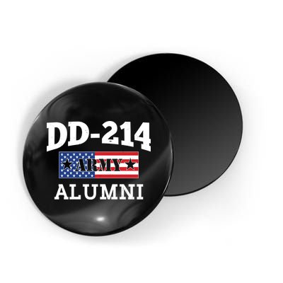 DD-214 Army Alumni US American Flag Magnet