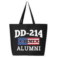 DD-214 Army Alumni US American Flag 25L Jumbo Tote