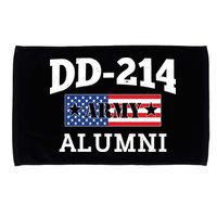 DD-214 Army Alumni US American Flag Microfiber Hand Towel