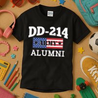 DD-214 Army Alumni US American Flag Kids T-Shirt