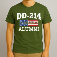 DD-214 Army Alumni US American Flag T-Shirt