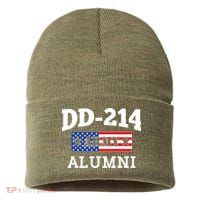 DD-214 Army Alumni US American Flag Sustainable Knit Beanie
