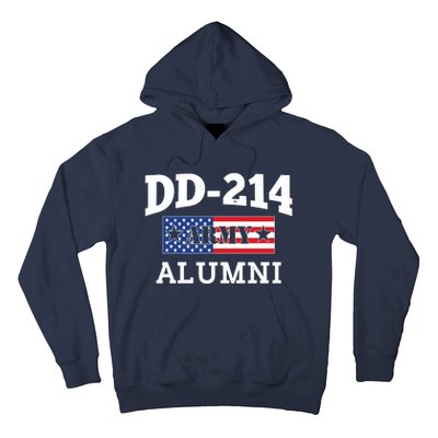 DD-214 Army Alumni US American Flag Hoodie