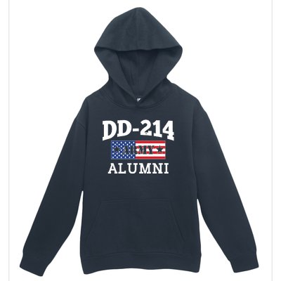 DD-214 Army Alumni US American Flag Urban Pullover Hoodie