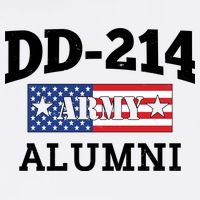 DD-214 Army Alumni US American Flag Garment-Dyed Sweatshirt