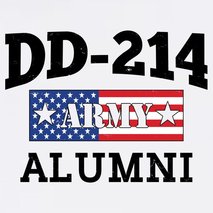 DD-214 Army Alumni US American Flag Garment-Dyed Sweatshirt