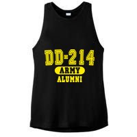 DD-214 US Army Alumni Ladies PosiCharge Tri-Blend Wicking Tank