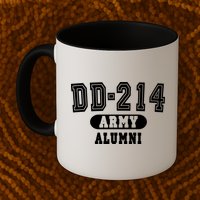 DD-214 US Army Alumni Mug