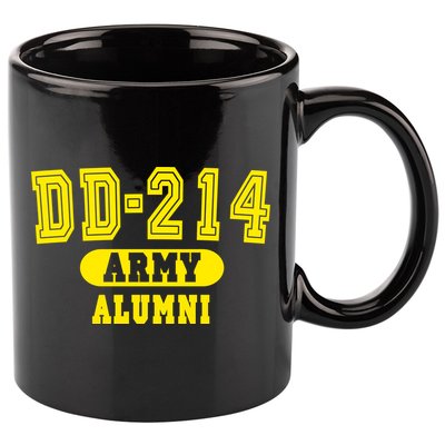 DD-214 US Army Alumni 11oz C Handle Ceramic Mug
