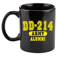 DD-214 US Army Alumni 11oz C Handle Ceramic Mug