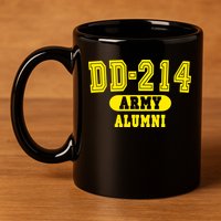 DD-214 US Army Alumni 11oz C Handle Ceramic Mug