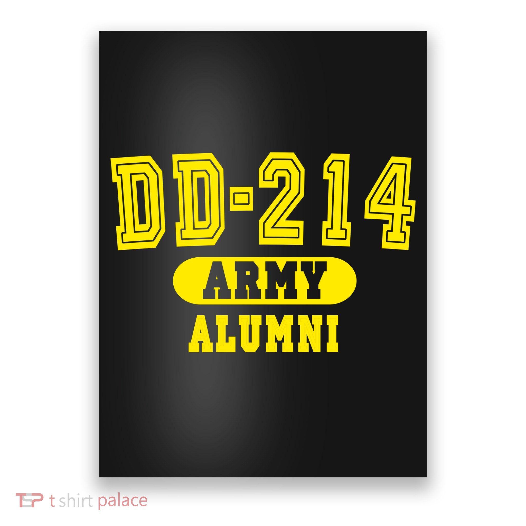 DD-214 US Army Alumni Poster
