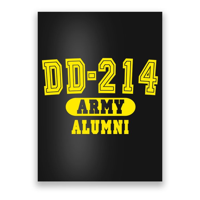 DD-214 US Army Alumni Poster