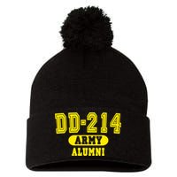 DD-214 US Army Alumni Pom Pom 12in Knit Beanie