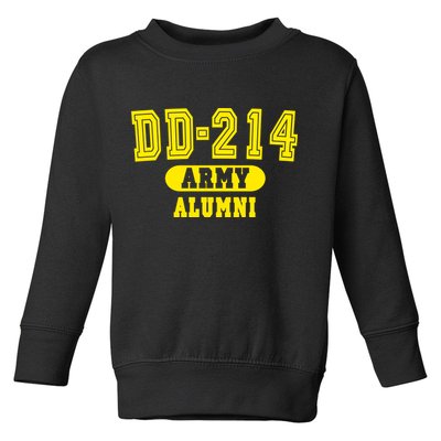 DD-214 US Army Alumni Toddler Sweatshirt
