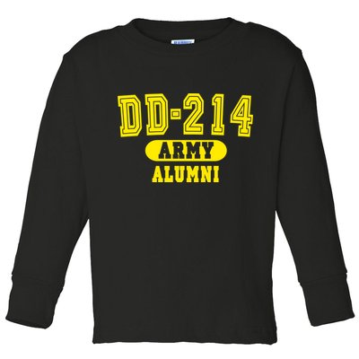 DD-214 US Army Alumni Toddler Long Sleeve Shirt