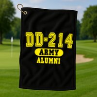 DD-214 US Army Alumni Golf Towel
