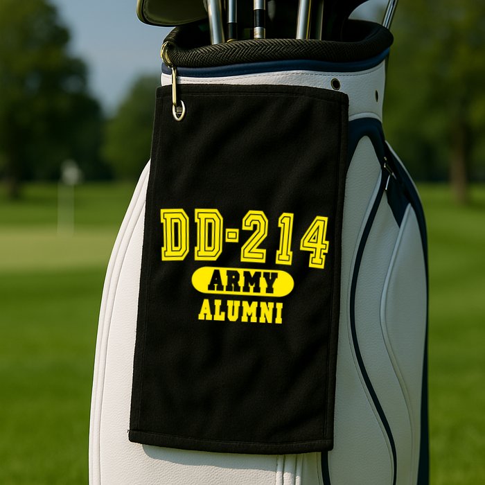 DD-214 US Army Alumni Golf Towel
