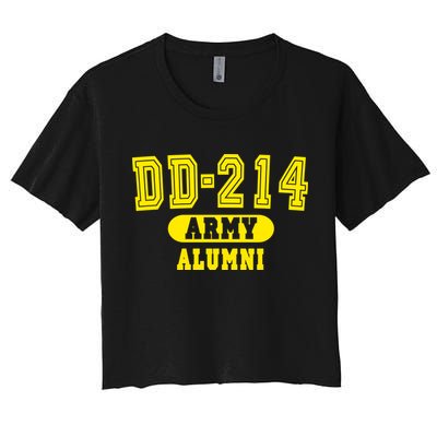 DD-214 US Army Alumni Crop Top